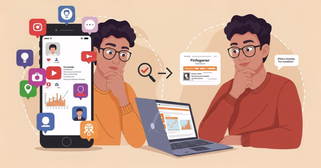 financial advice social media