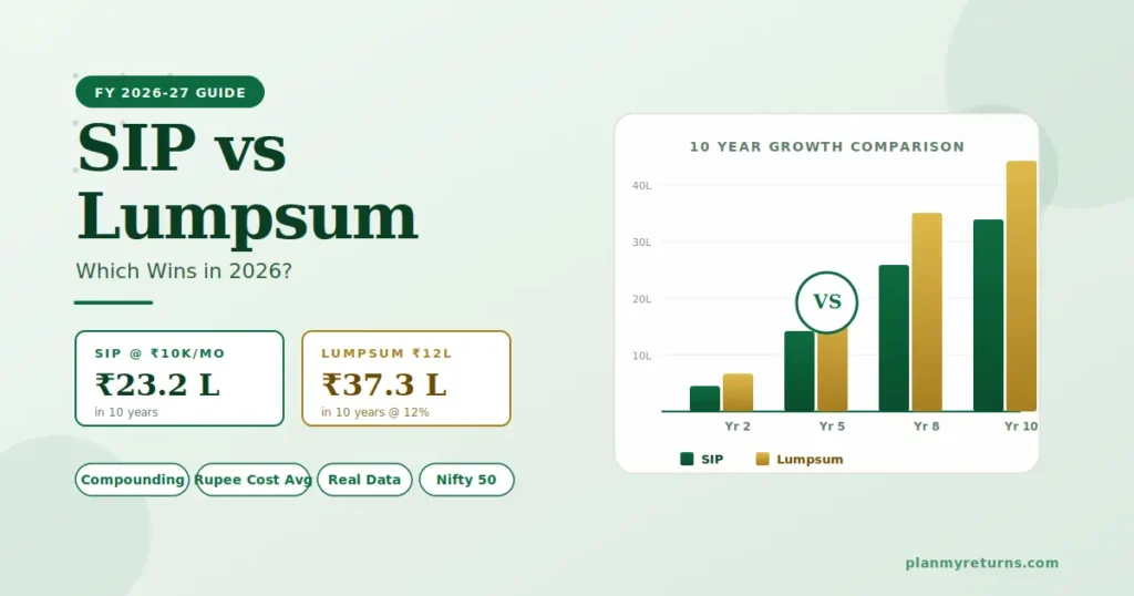 SIP vs lumpsum which is better